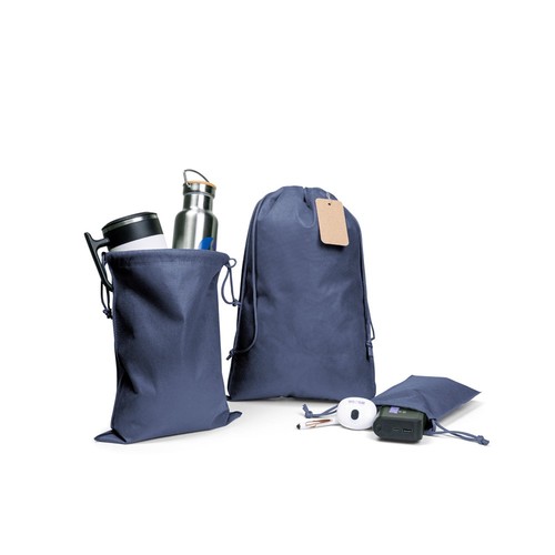 blue GIFT BAG L. Bolsa tipo mochila grande de tejido no tejido (60 g/m²)