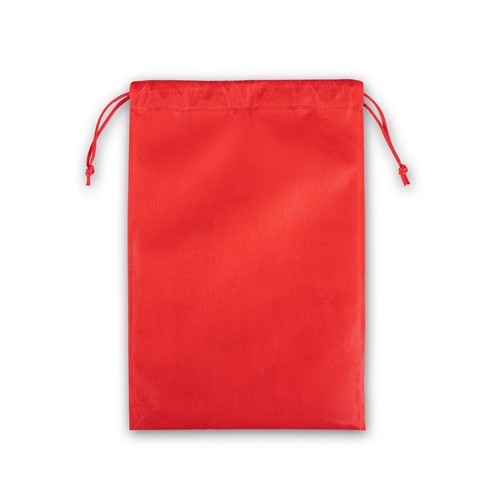 red GIFT BAG L. Bolsa tipo mochila grande de tejido no tejido (60 g/m²)