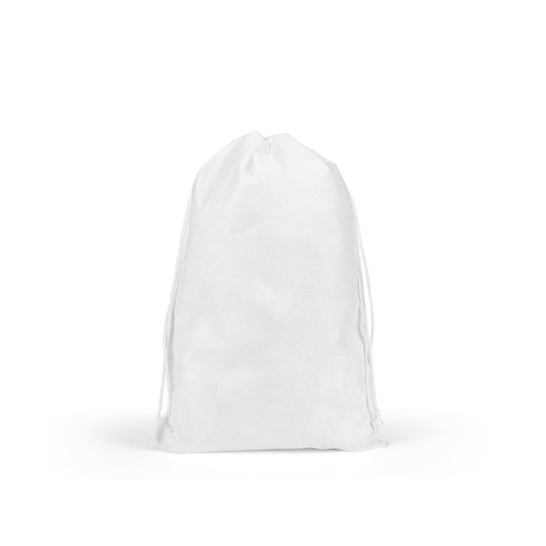 white GIFT BAG L. Bolsa tipo mochila grande de tejido no tejido (60 g/m²)