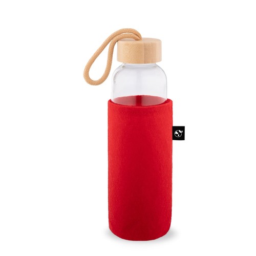 red STOREY. Funda de fieltro reciclado (xxx % reciclado), ideal para botellas