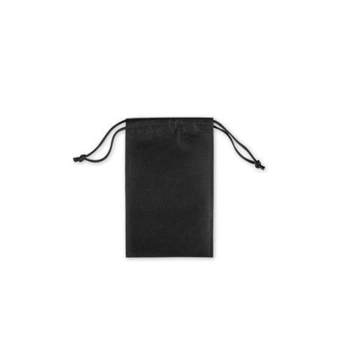black GIFT BAG S. Bolsa pequeña tipo mochila de tejido no tejido (60 g/m²)