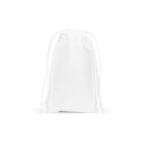 white GIFT BAG S. Bolsa pequeña tipo mochila de tejido no tejido (60 g/m²)