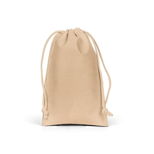 marrón claro GIFT BAG S. Bolsa pequeña tipo mochila de tejido no tejido (60 g/m²)