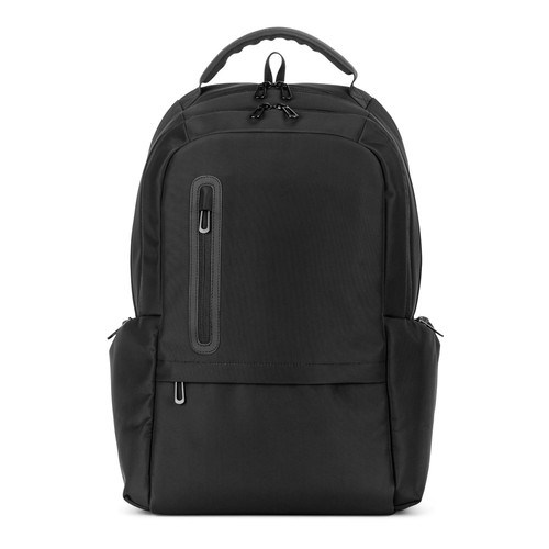 black BOSTON SOLID. Mochila para portátil de 17