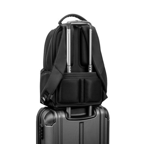 black BOSTON SOLID. Mochila para portátil de 17
