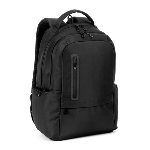 black BOSTON SOLID. Mochila para portátil de 17
