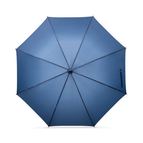 blue MATEO. Paraguas grande (30 pulgadas) fabricado en pongee