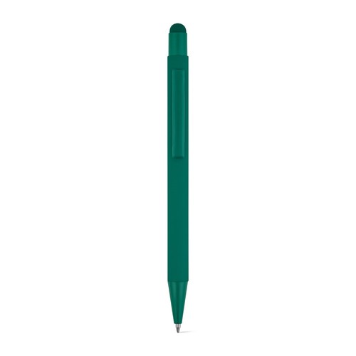 verde oscuro CLINT MATE. Bolígrafo de diseño moderno fabricado en aluminio reciclado (100 % rAL), con acabado mate