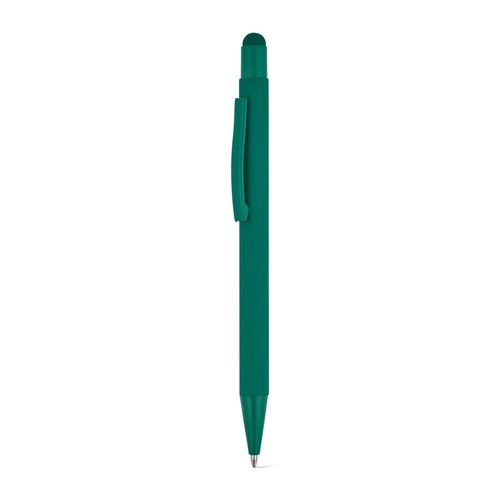 verde oscuro CLINT MATE. Bolígrafo de diseño moderno fabricado en aluminio reciclado (100 % rAL), con acabado mate
