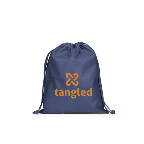 GIFT BAG M. BOLSA TIPO MOCHILA MEDIANA DE TEJIDO NO TEJIDO (60 G/M²)