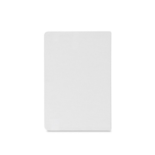 white ANNE SUB A6. Bloc de notas A6 con tapa dura, ideal para impresión por sublimación