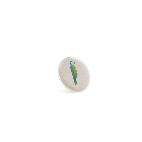 plateado Button PIN 1. Pin redondo con alfiler