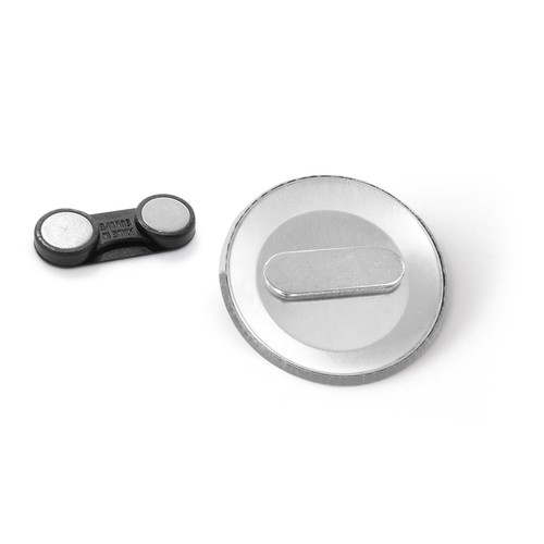 Button PIN 8. Pin's rond avec doubles fermetures magnétique - 4