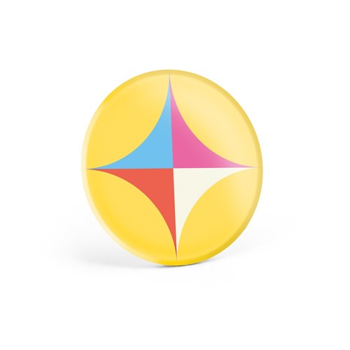 plateado Button PIN 9. Pin redondo con
