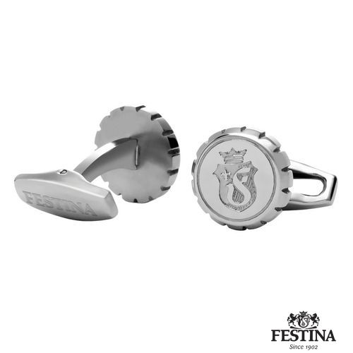 Boutons de manchette Button Shinny Chrome - 1