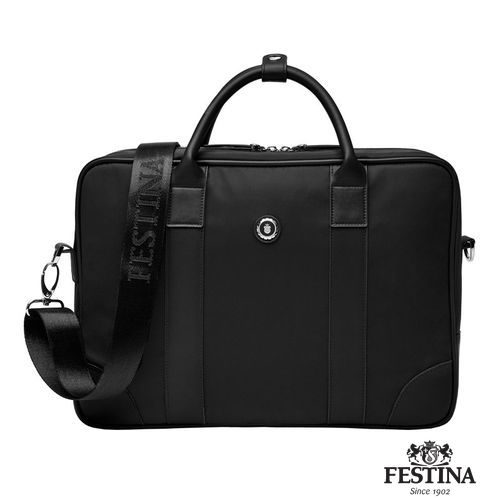 Porte-documents Button Black - 1