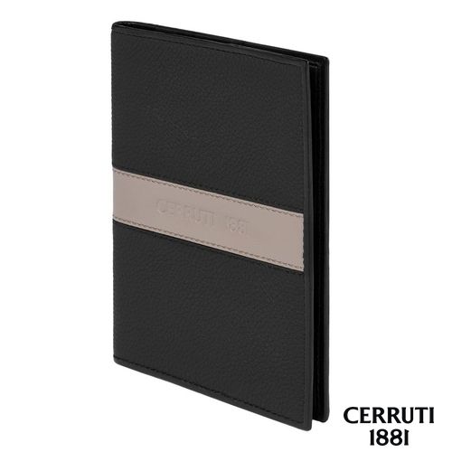 Porte-passeports Delano Taupe & Black thumbnail 4