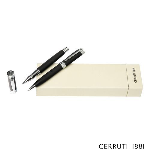 Parure Zoom Diamon Black (stylo bille & stylo roller) - 1