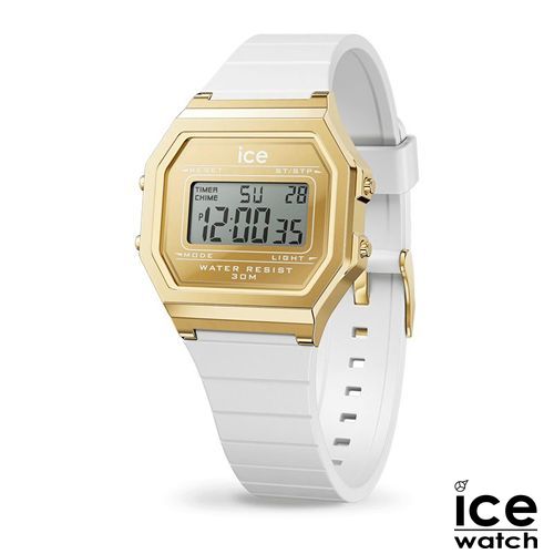 ICE DIGIT RETRO-METAL GOLD MIRROR-BLACK-SMALL