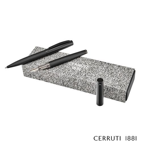 Parure Jefferson Black (stylo bille & stylo plume) - 1