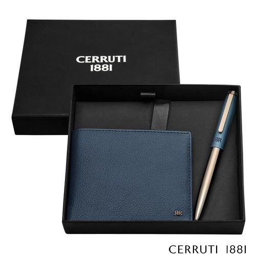 Parure CERRUTI 1881 (stylo bille & portefeuille) - 2
