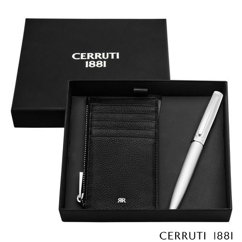 Parure Jefferson (stylo roller & porte-cartes) - 2