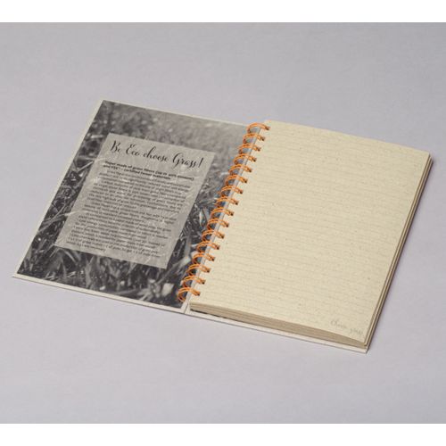 Bloc-notes à couverture rigide à spirale GRASS thumbnail 4