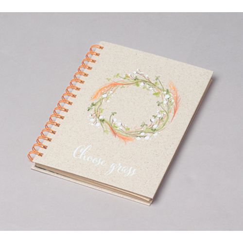 Bloc-notes à couverture rigide à spirale GRASS thumbnail 6