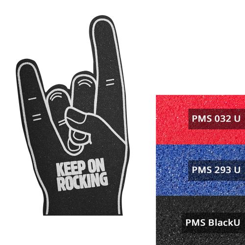 Waving Glove Rock Hand, 2-sided