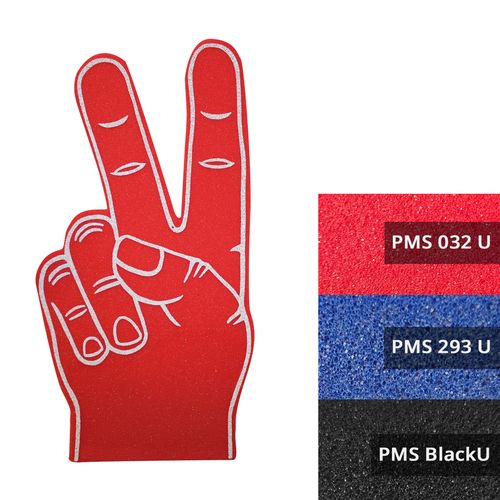 Waving Glove Peace Hand, 1-sided