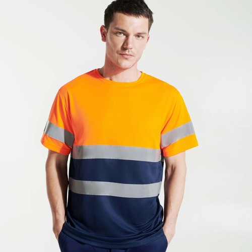 Tee shirt bandes réfléchissantes personnalisé