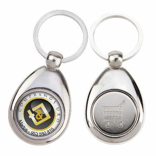 Porte-clés jeton personnalisé