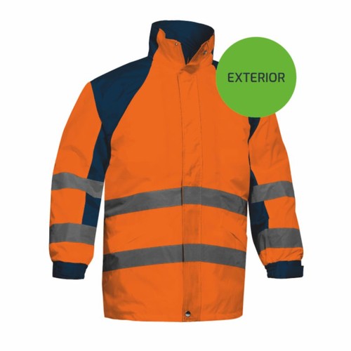 Parka bandes réfléchissantes personnalisée