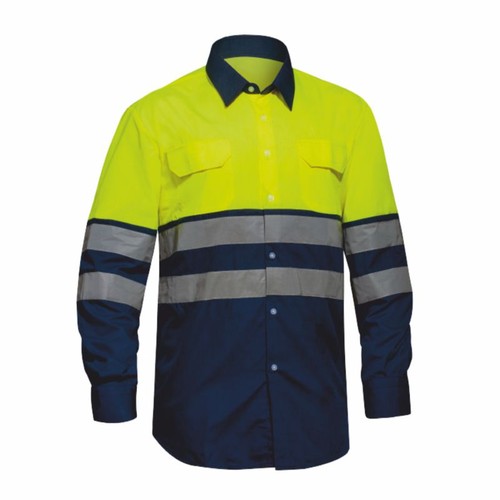 Chemise bandes réfléchissantes personnalisée