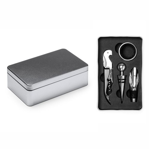 Coffret accessoires à vin personnalisé