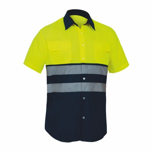 Chemise bandes réfléchissantes personnalisée