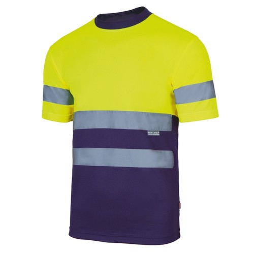 Tee shirt bandes réfléchissantes personnalisé