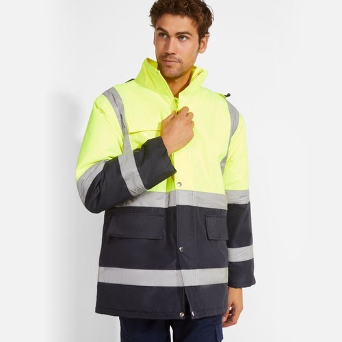 Parka bandes réfléchissantes personnalisée