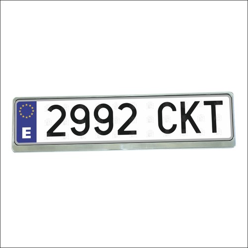 Plaque d'immatriculation personnalisée