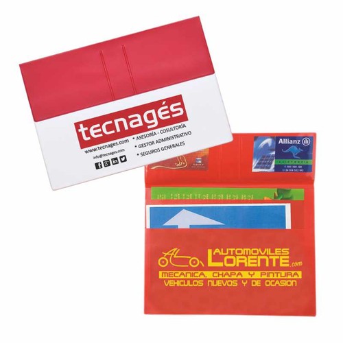 Porte papiers véhicule personnalisé