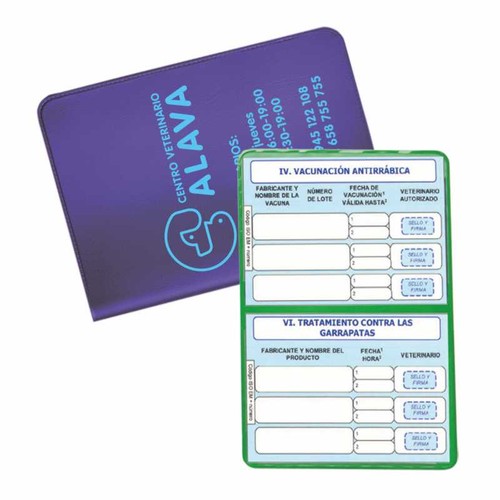 Porte documents animaux personnalisé