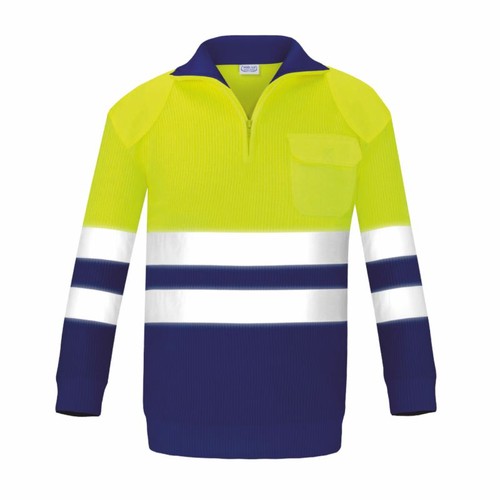 Pullover à bandes réfléchissantes personnalisées