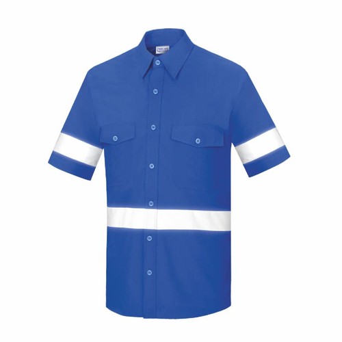 Chemise bandes réfléchissantes personnalisée
