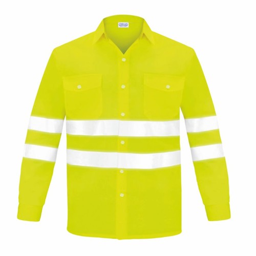 Chemise bandes réfléchissantes personnalisée