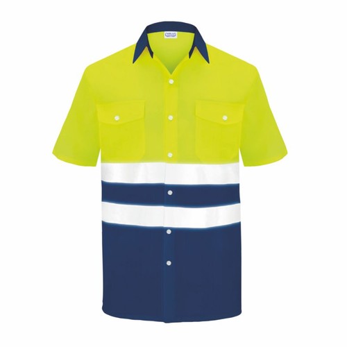Chemise bandes réfléchissantes personnalisée
