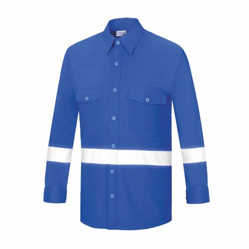 Chemise bandes réfléchissantes personnalisée