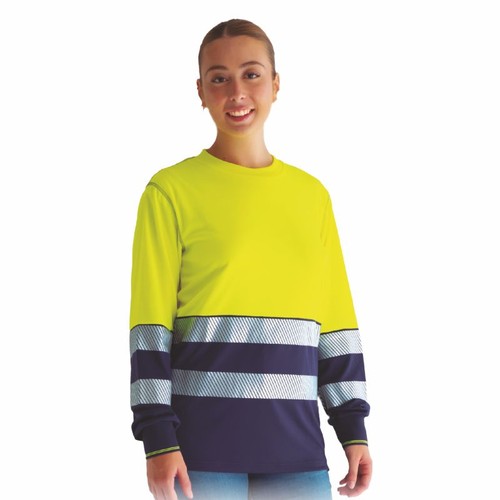 Tee shirt bandes réfléchissantes personnalisé