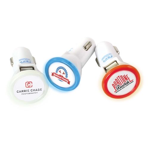 Chargeur de voiture USB à double port et à diodes électroluminescentes** - 9