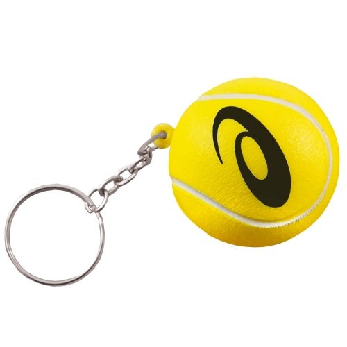 Porte-clés balle de tennis anti-stress