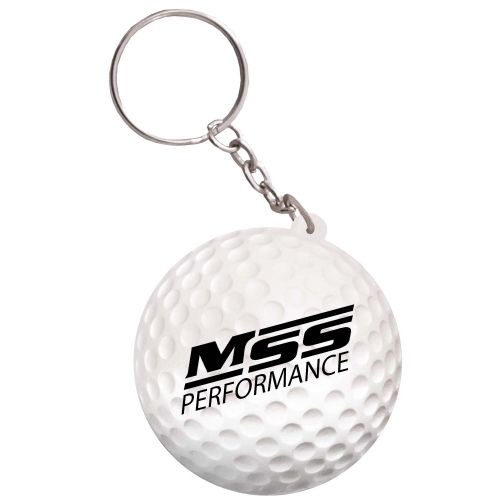 Porte-clés balle de golf anti-stress *